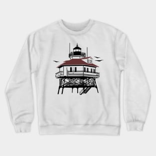 Lighthouse Drawing Illustration Crewneck Sweatshirt